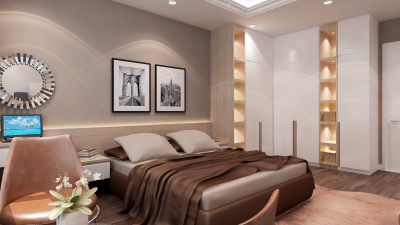 Thiết kế nội thất căn hộ Estella Height 3 phòng ngủ